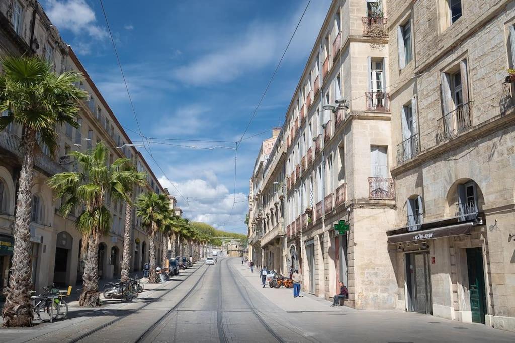 Le Shabby Chic, Beau T2, Patio, Centre Ville Montpellier Exteriör bild